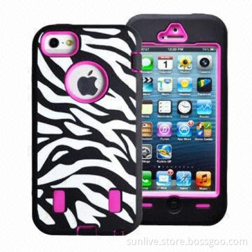 Zebra pattern design case for iPhone 5
